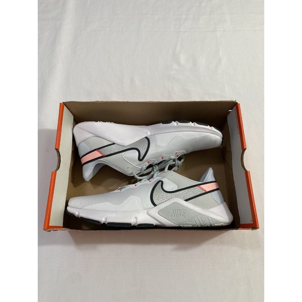 New Women’s Size 12 White Nike Legend Essential 2 Training Shoes CQ9545 007